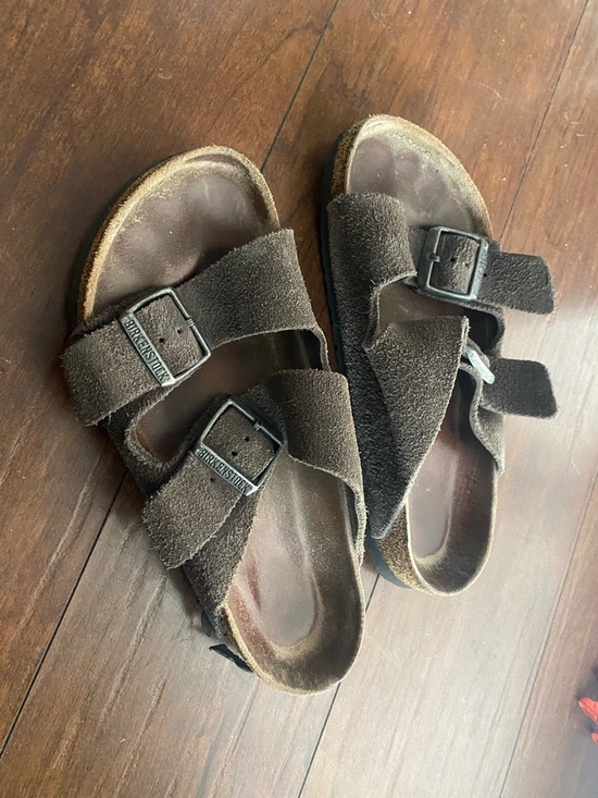 Birkenstock Shoes - Birkenstock Arizona Sandals - Brown
Suede, Size 37 (US 6) - $25